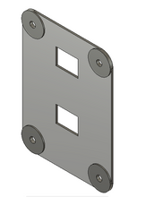 Load image into Gallery viewer, 3D Printed Ford Capri Xpack Bumper Endcap Plates.